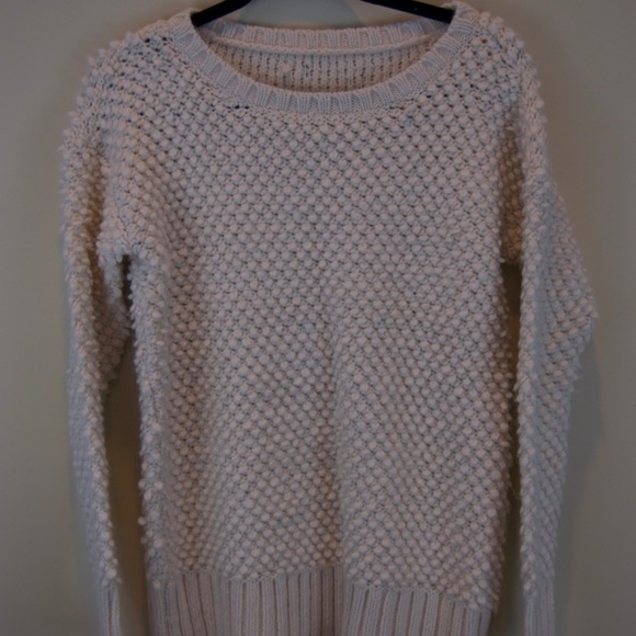 NEVER WORN Oversized White Winter Sweater - Picture 1 of 5